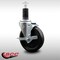 Service Caster 5'' SS Phenolic Swivel 1-1/4'' Expanding Stem Caster with Brake SCC-SSEX20S514-PHS-TLB-114 - alternate 3